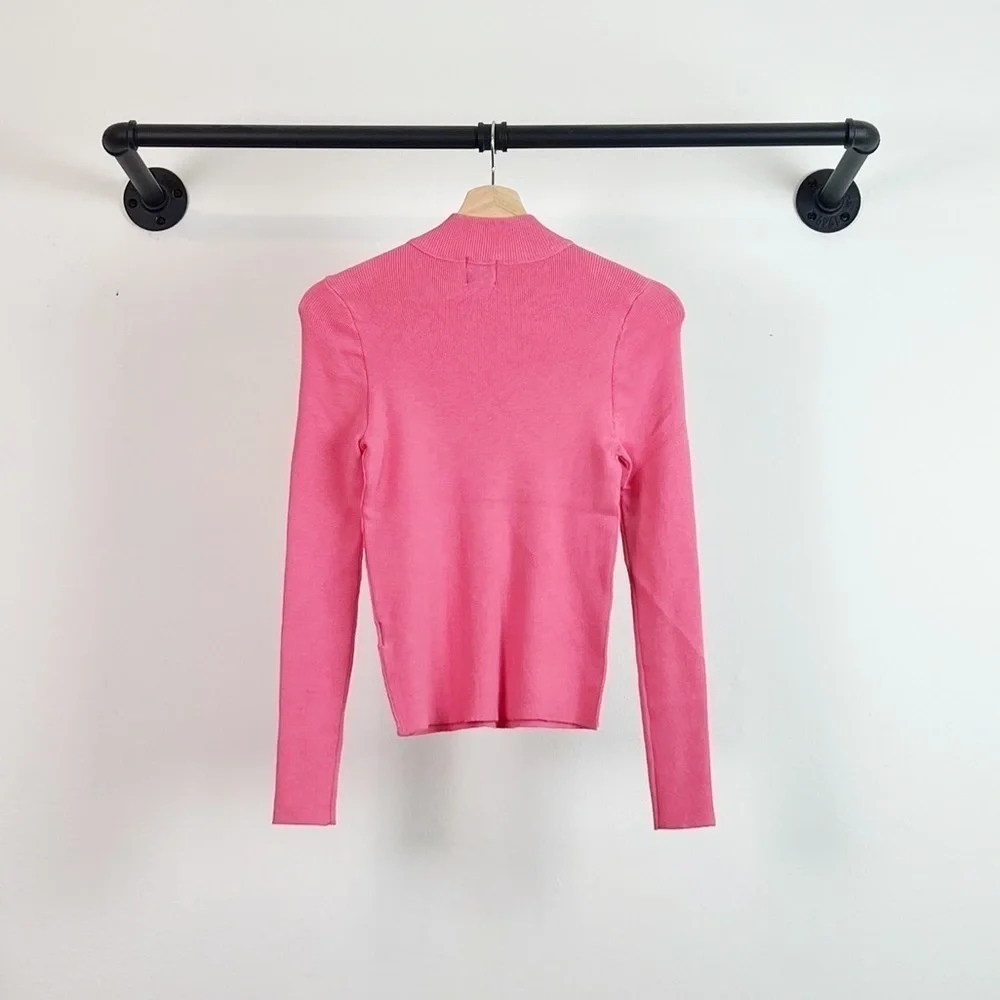 NWT Urban Outfitters BDG Farren Turtleneck Sweater in Pink